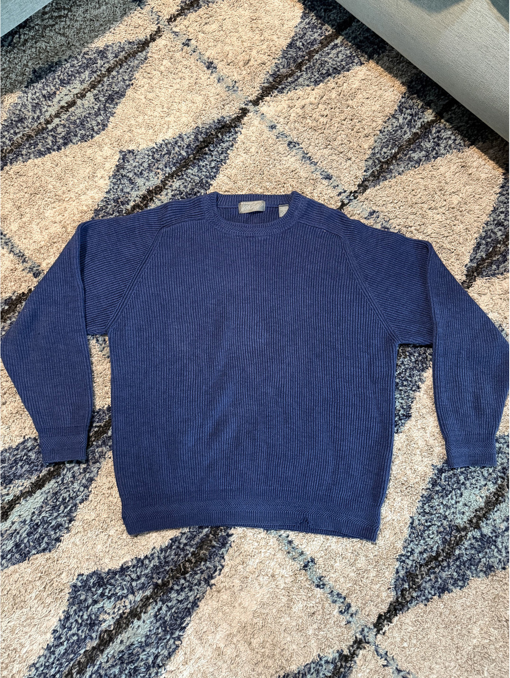 Blue Fisherman Knit Sweater